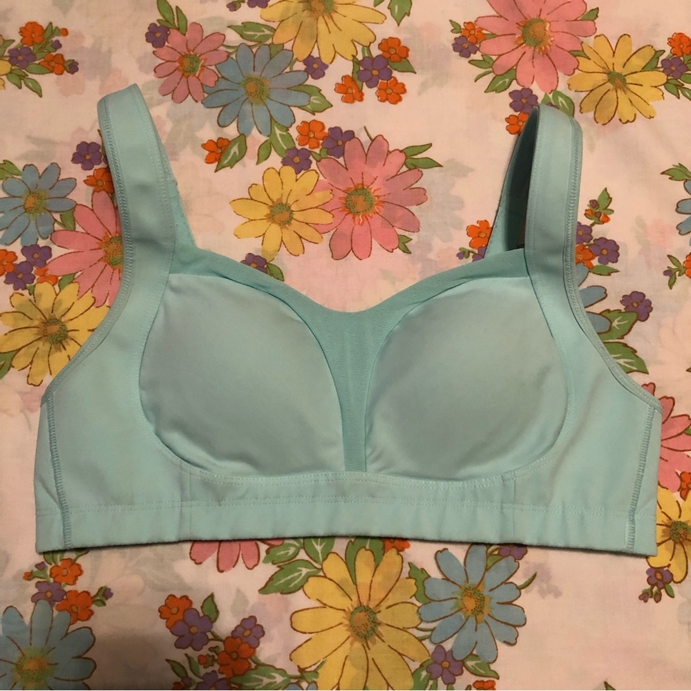 LuluLemon blue sports bra